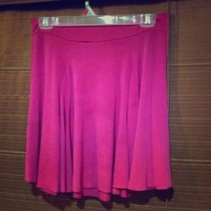 Dark pink skirt