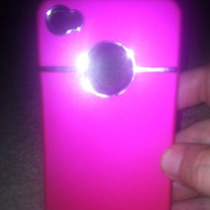 Hot pink I phone 4/4S phone cover