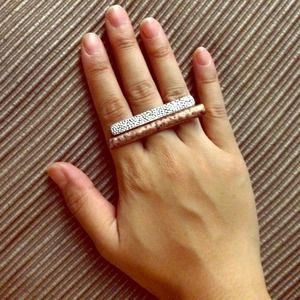 🔵Double Stack Bar Rings🔵