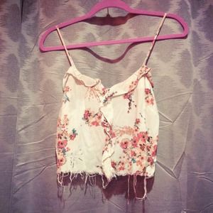 floral crop top