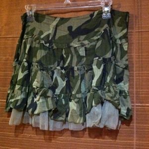 Camo skirt