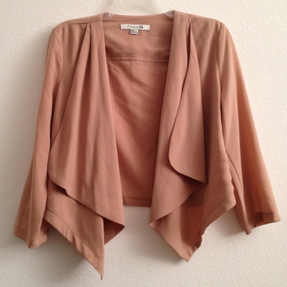 Nude/dusty rose blazer