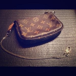 LV sm hand bag brown and tan