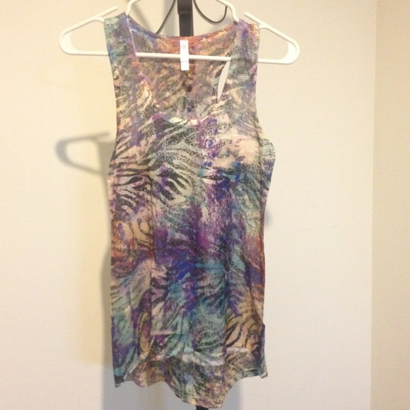 Multi Colored Tank Size XS