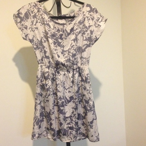 Cute Blue and Cream Dress!
