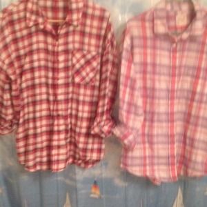 Two blouses.