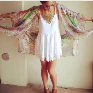LF Watercolor Kimono