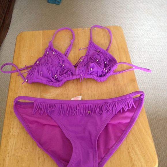 Purple bikini