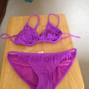 Purple bikini