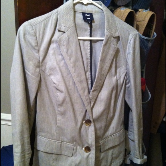 Gap Seersucker Blazer