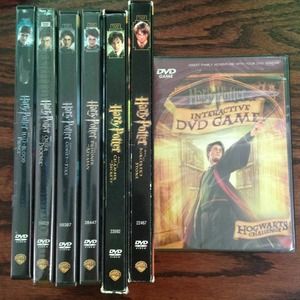 Harry Potter DVDs years 1-6 and interactive game.