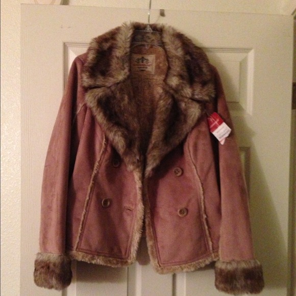 Faux fur coat
