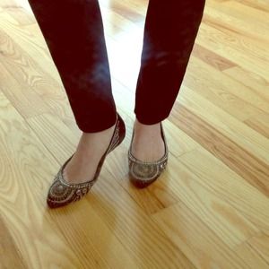 Jeffrey Campbell beaded flats...FINAL MARKDOWN!