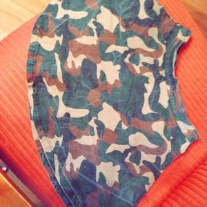 Camo Flare Skirt