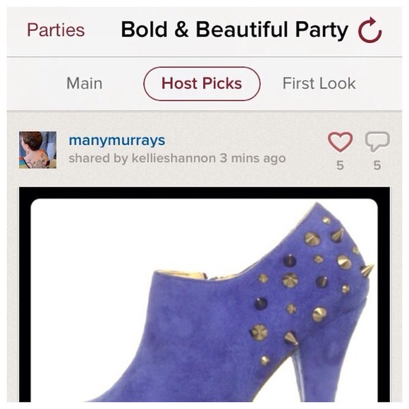 โSOLD OUTโCobalt Blue Option Studded Pumps - Picture 2 of 2