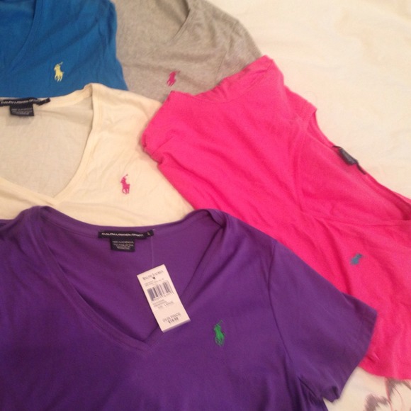 Ralph Lauren V- necks