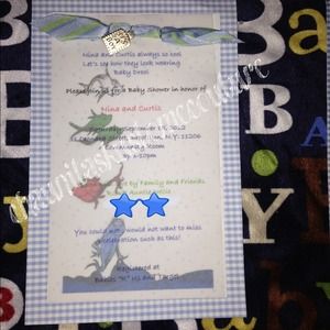 Baby shower invites