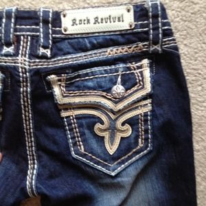 Rock Revival Boot Cut Jeans size 27 Long