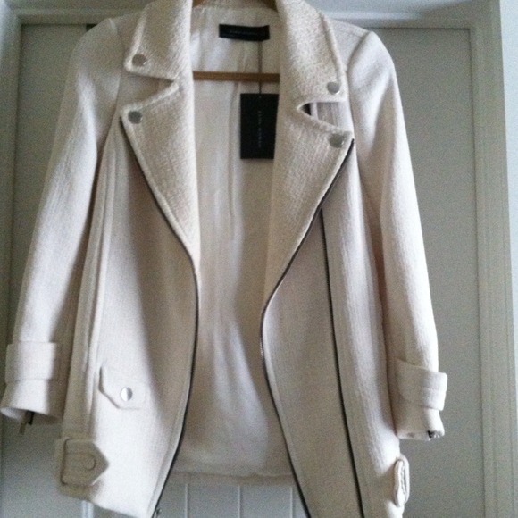 Zara Combination Jacket - Cream XS