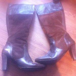 Zara leather boots