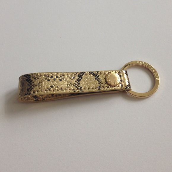 Brand new golden Marc Jacobs wristlet key loop