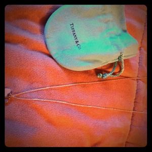 ⭐Authentic Tiffany and Co pink heart necklace