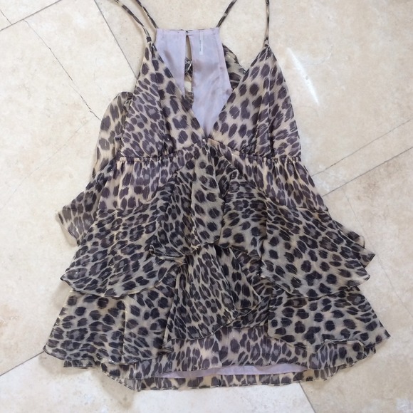 Rebecca Taylor Leopard Print Blouse