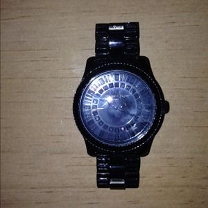 Micheal Kors all black watch