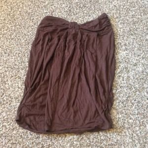 Brown loose tube too or mini dress
