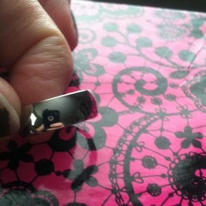 🚨HOLD🚨@ariilopez Mens 8mm stainless steel ring