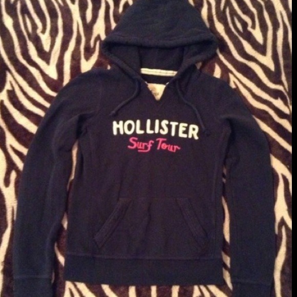 Hollister navy blue hoodie size small