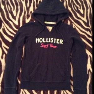Hollister navy blue hoodie size small