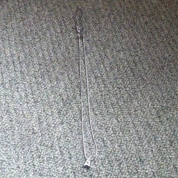 "A" necklace