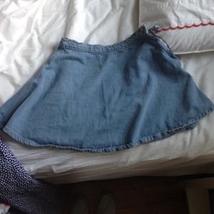AA Denim Circle Skirt