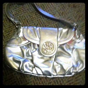 Silver handbag