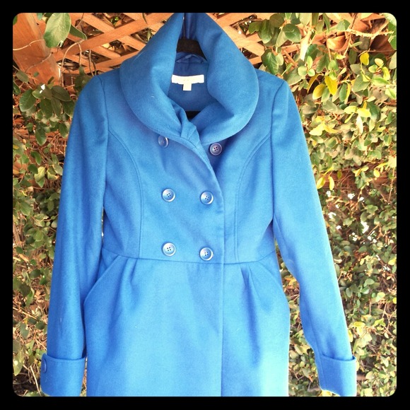 (SOLD) Blue Double Breasted Peacoat