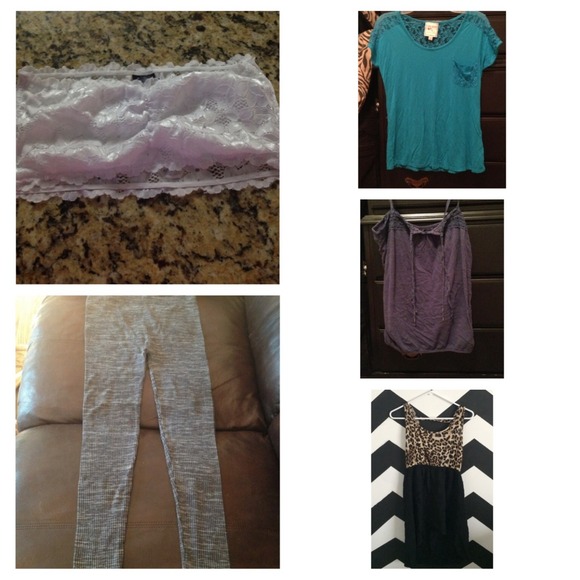 ❗️Bundle❗️White lace bandeau