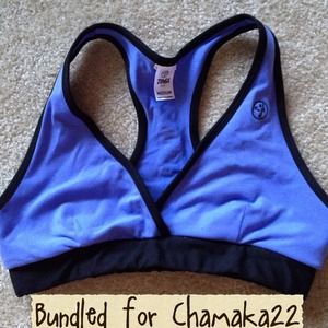 sold to Chamaka82    purple zumba bra