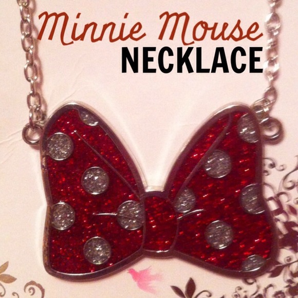 🎀Minnie Mouse Bow Necklace