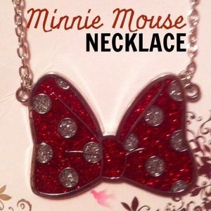 🎀Minnie Mouse Bow Necklace