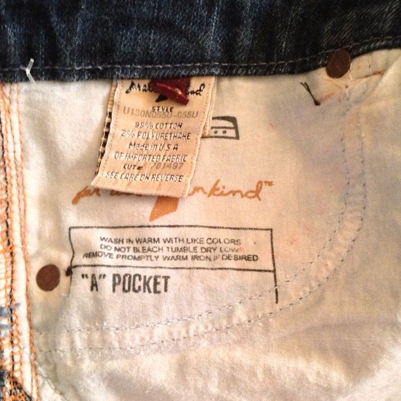 👄 Last Chance 👄 7 for all Mankind A pocket jeans - Picture 4 of 4