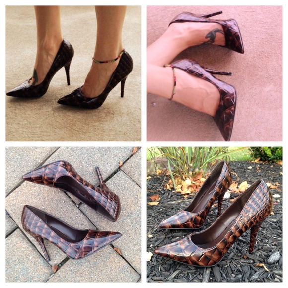 ❌BUNDLED❌🎉ⒽⓄⓈⓉⓅⒾⒸⓀ🎉🎉Ⓒⓗⓐⓡⓛⓞⓣⓣⓔ Ⓡⓤⓢⓢⓔ Croc heels - Picture 2 of 4