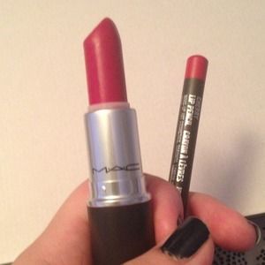 MAC lipstick and lip liner