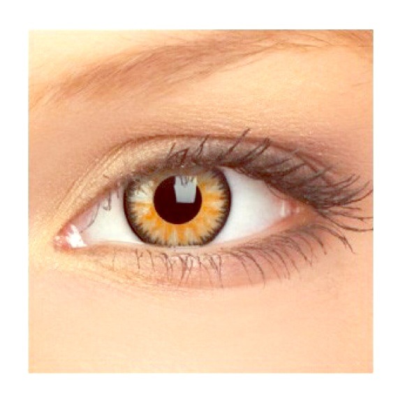 Honey 3 tone contact lenses