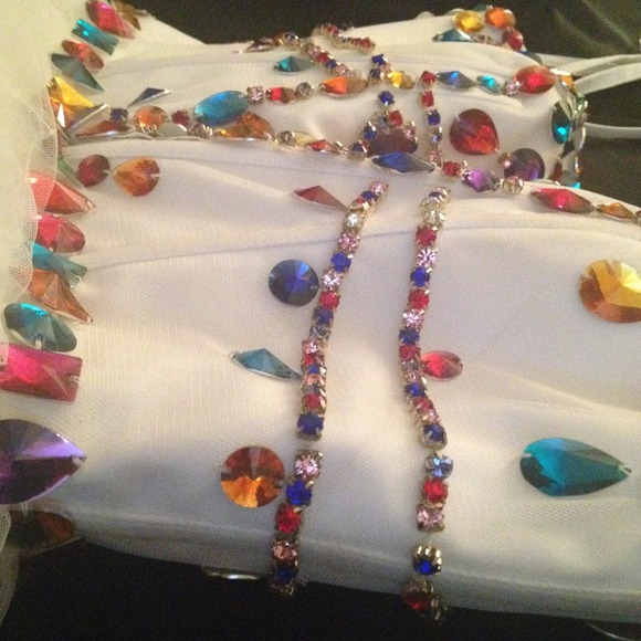 Sherri Hill dress ONLY WORN ONCE !! - Picture 2 of 5