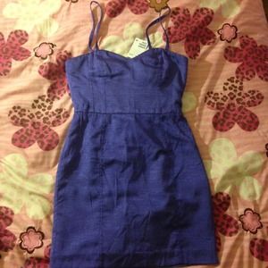 H&M purple removable strapless  dress