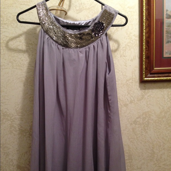 Beautiful silver dress size large. *REDUCED*