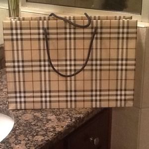 Authentic Burberry Shopping Bag