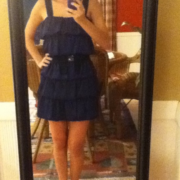 Navy blue dress!