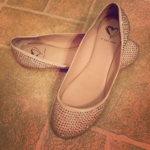 ⚡️reduced⚡️Madden girl flats sparkly! :)